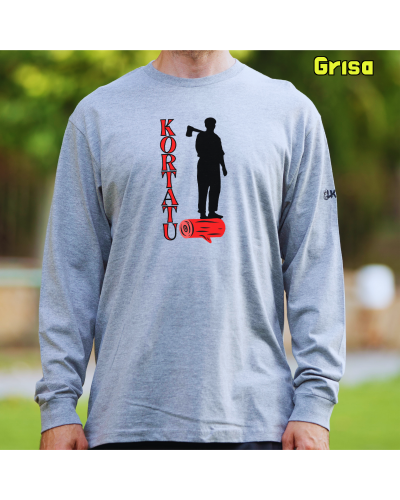 Gizonezkoen Kamiseta Mahuka Luzea - KORTATU