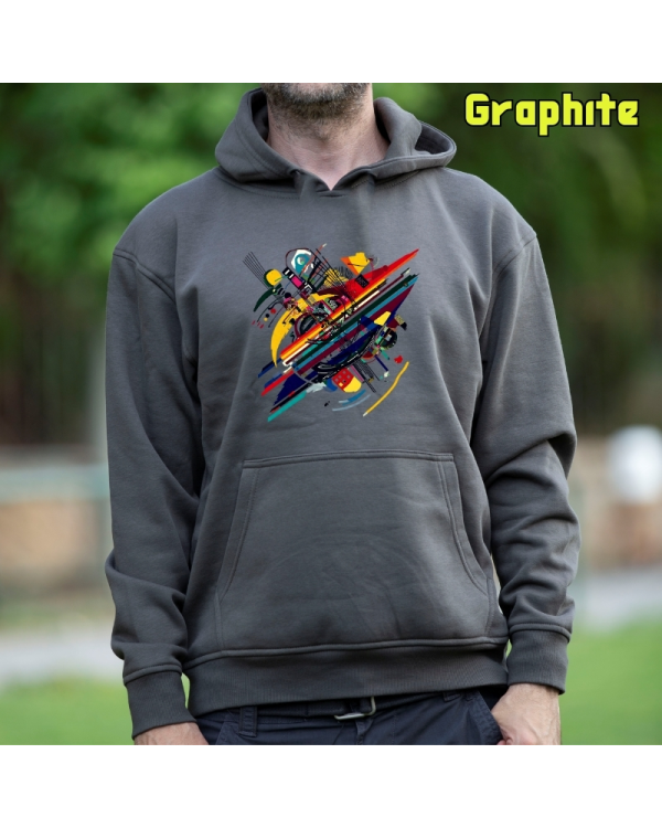 Sudadera Hombre Capucha-Kandisky Graphite