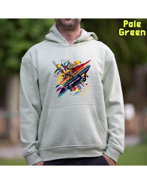 Sudadera Hombre Capucha-Kandisky PaleGreen