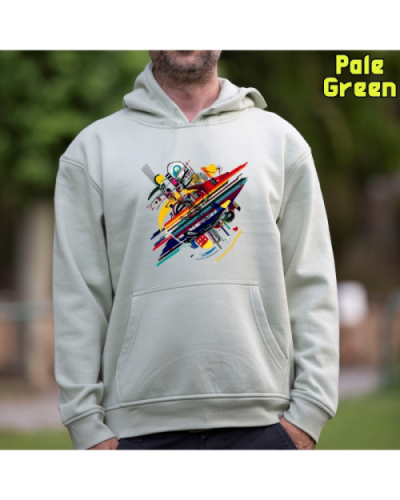 Sudadera Hombre Capucha-Kandisky PaleGreen