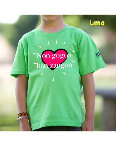 Haur Kamiseta - Non Gogoa Han Zangoa