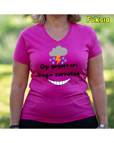 Ogi Gogorrari Hagin Zorrotza - Emakumeen Kamiseta