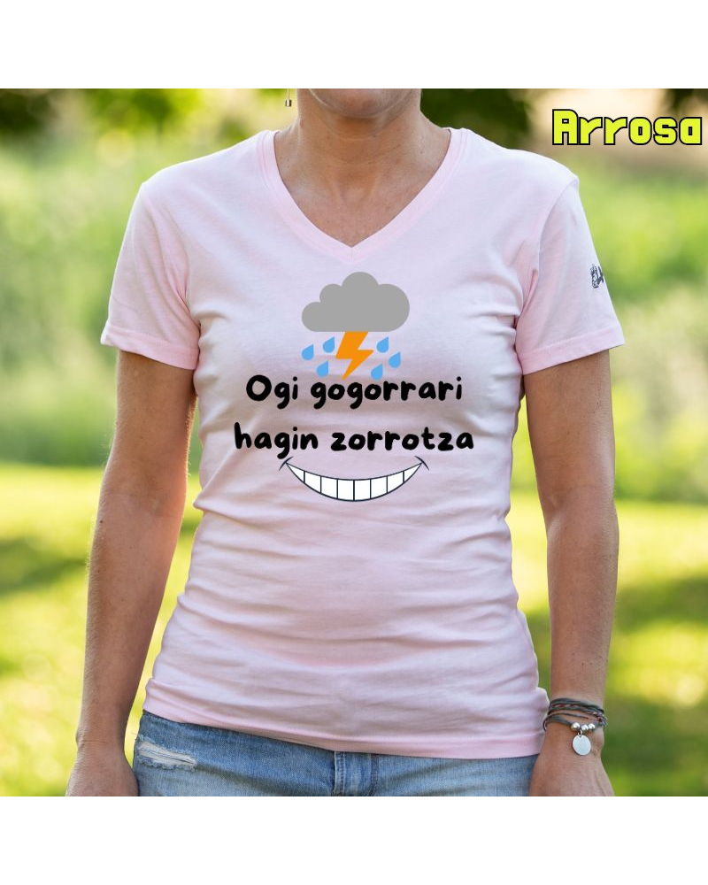 Ogi Gogorrari Hagin Zorrotza - Emakumeen Kamiseta