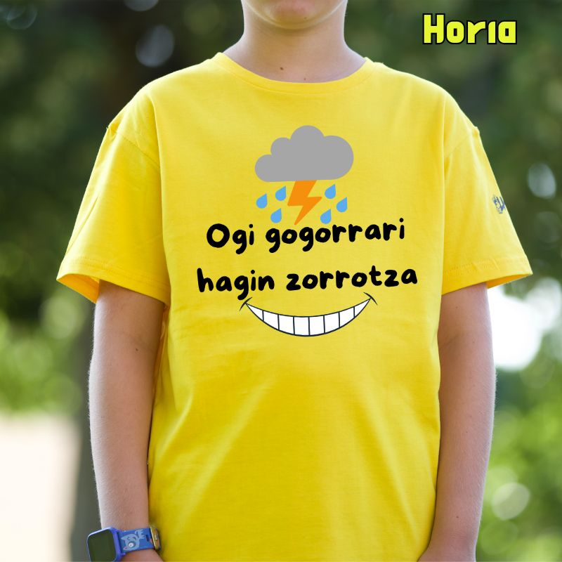 Haur Kamiseta-Ogi Gogorrari Hagin Zorrotza