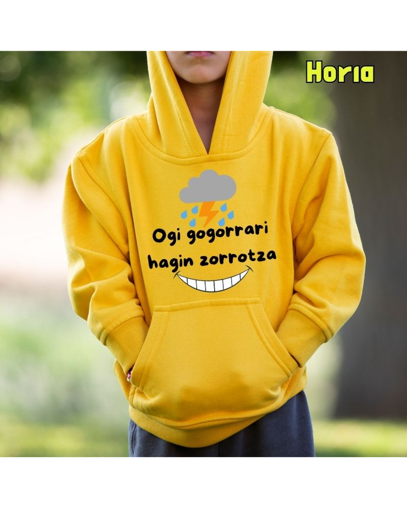 Haurren jertsea kaputxarekin - Ogi Gogorrari Hagin Zorrotza