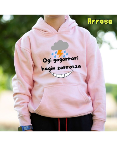 Haurren jertsea kaputxarekin - Ogi Gogorrari Hagin Zorrotza