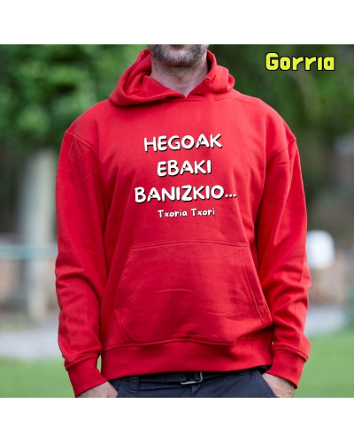 Sudadera Capucha - Txoria Txori