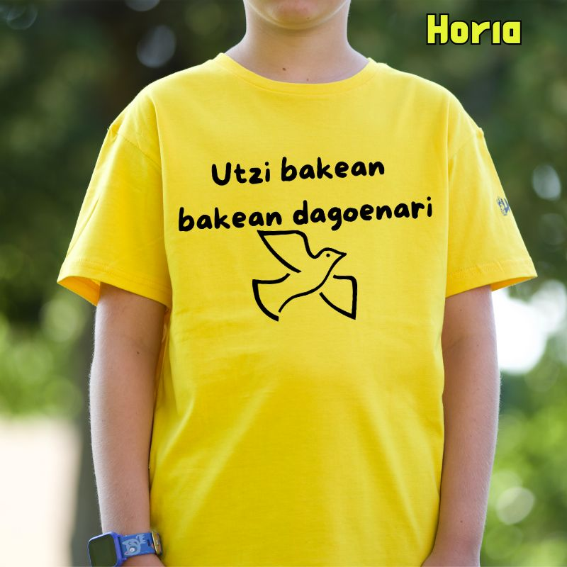 Haur Kamiseta - Utzi Bakean Bakean Dagenari