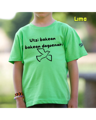 Haur Kamiseta - Utzi Bakean Bakean Dagenari