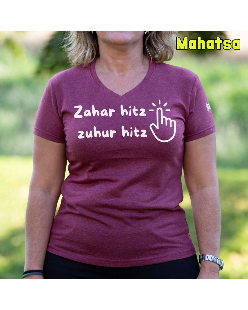 Emakumeen Kamiseta  - Zahar Hitz Zuhur Hitz