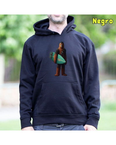 Sudadera hombre con capucha Chewbacca Surfero  La Kamiseta K Buskas