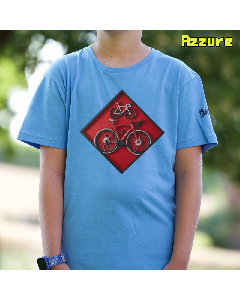 Camiseta Niño - Camiseta niÃ±o Cuadro Ciclista - manga corta