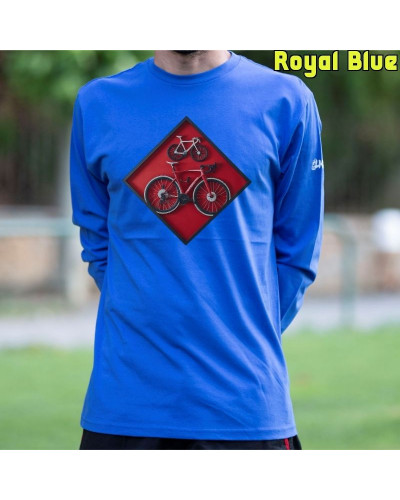 Camiseta Manga Larga Cuadro - Ciclista