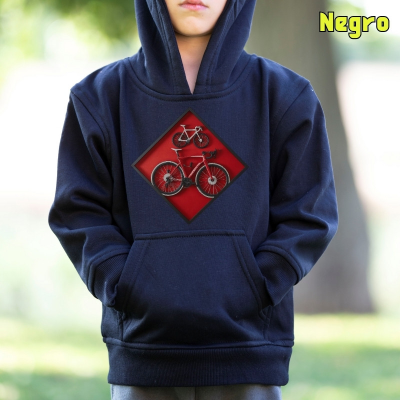 Cuadro Ciclista - Sudadera Niño Con Capucha