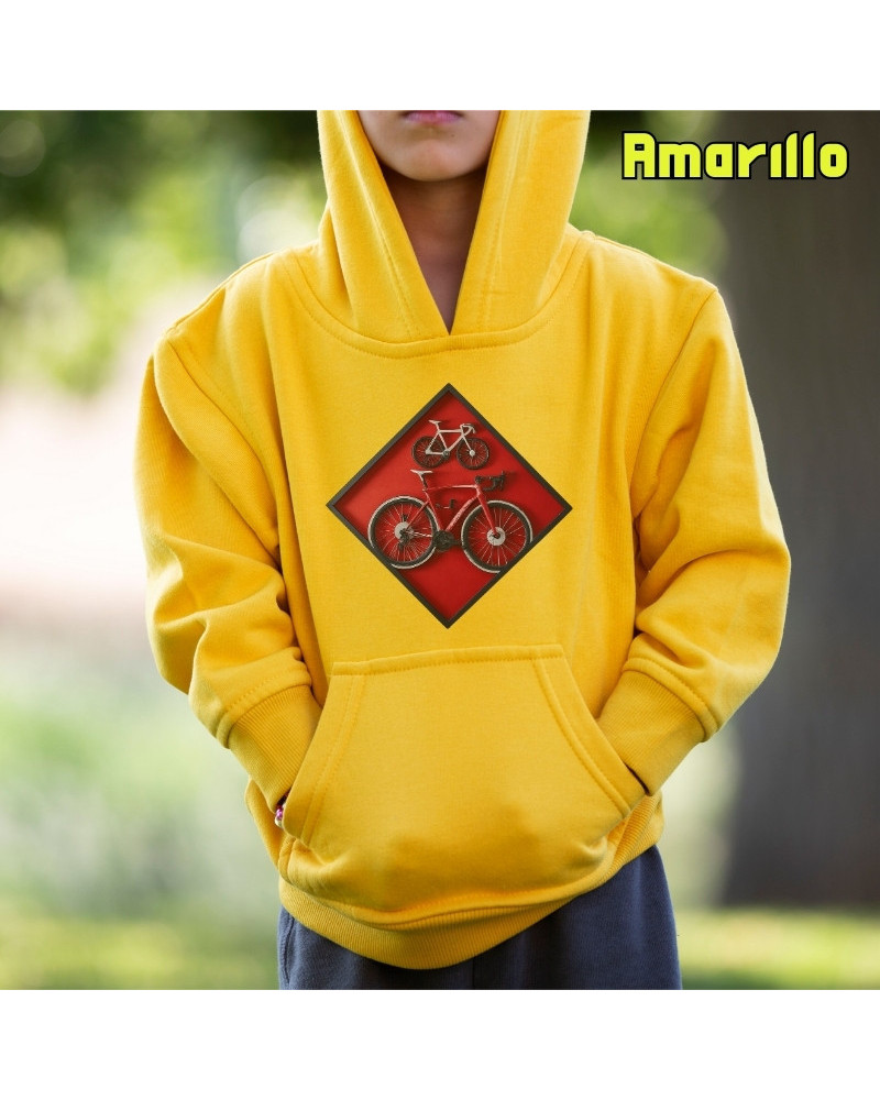Cuadro Ciclista - Sudadera Niño Con Capucha