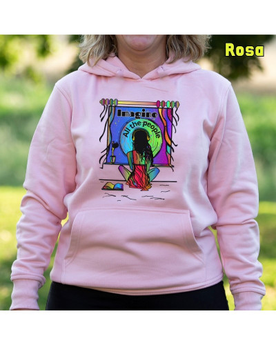 Sudadera Capucha Mujer - Sudadera mujer con capucha Imaginatelo Â– La Kamiseta K Buskas