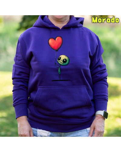Sudadera Capucha Mujer - Sudadera mujer con capucha Ilusion Â– La Kamiseta K Buskas