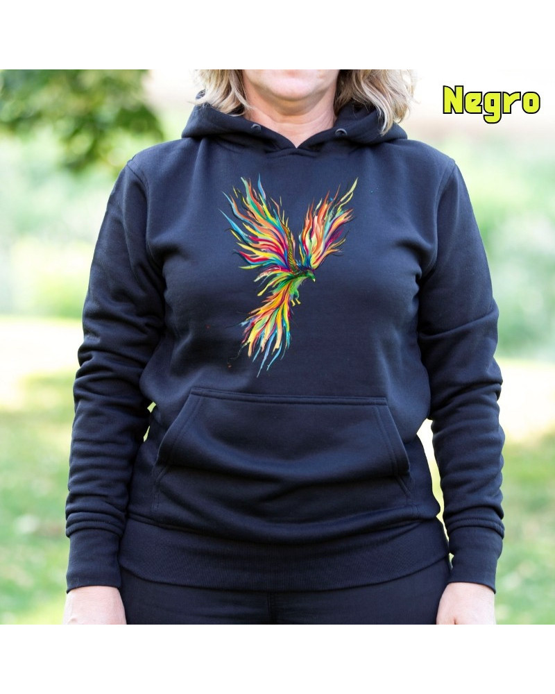 Sudadera Capucha Mujer - Sudadera mujer con capucha Fenix Â– La Kamiseta K Buskas