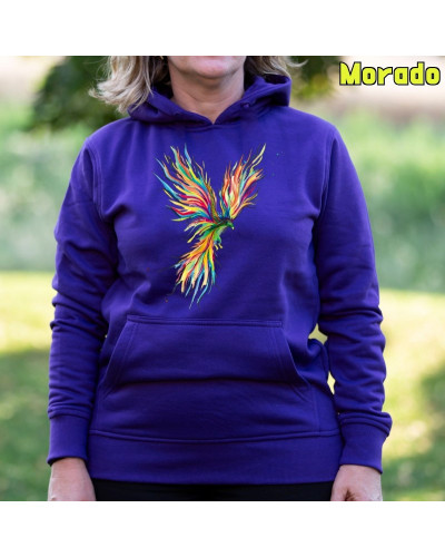 Sudadera Capucha Mujer - Sudadera mujer con capucha Fenix Â– La Kamiseta K Buskas