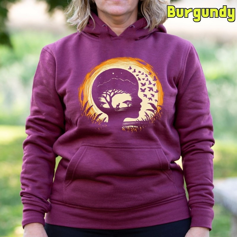 Soñando Sabana - Sudadera mujer con capucha