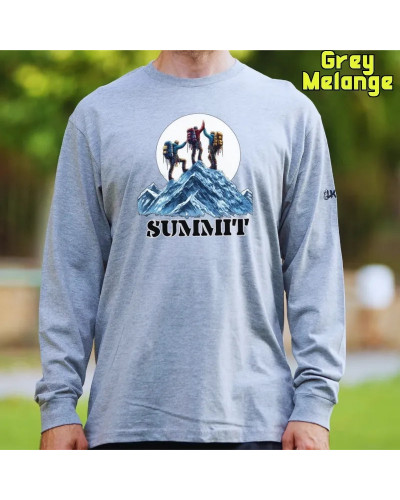 Summit - Camiseta Hombre Manga Larga