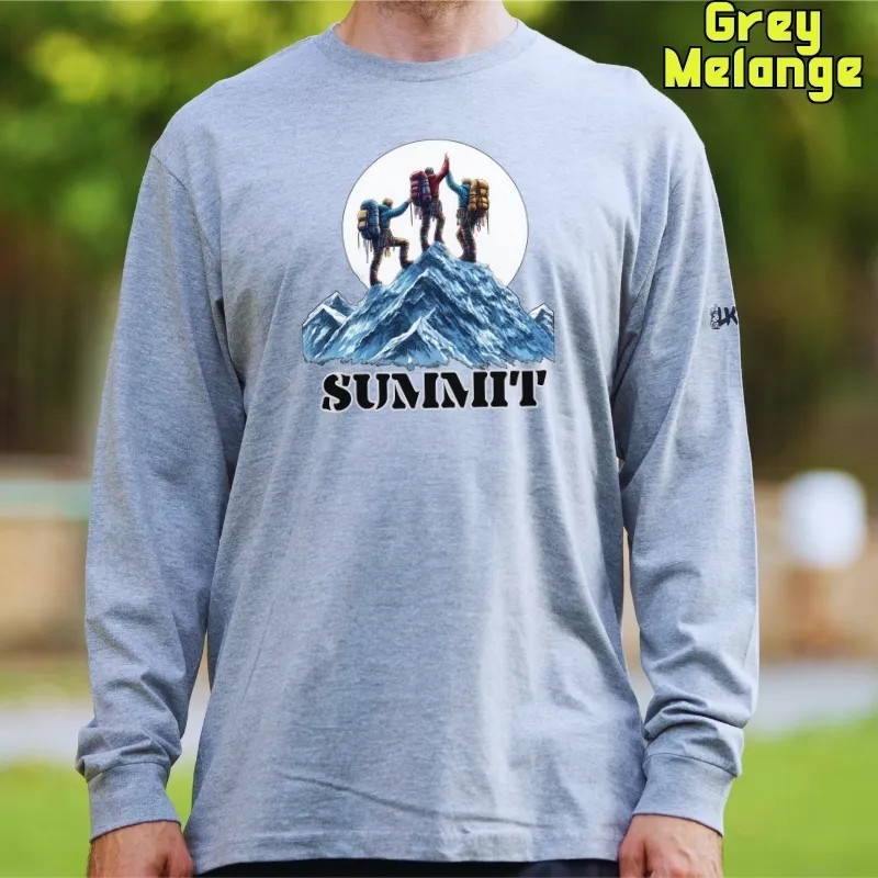 Summit - Camiseta Hombre Manga Larga