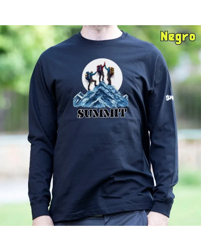 Summit - Camiseta Hombre Manga Larga