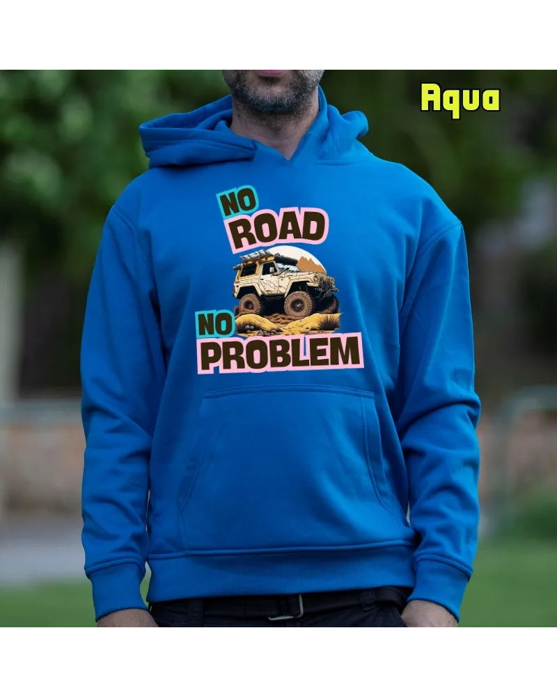 Sudadera Capucha Hombre - NO ROAD