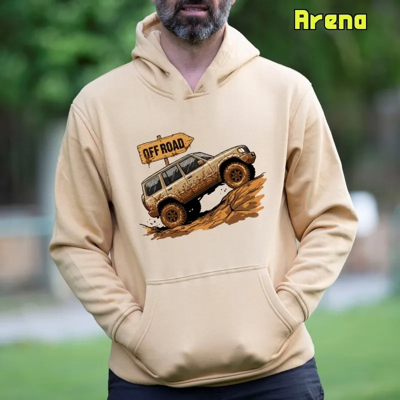 Sudadera Hombre Con Capucha - Dirección Offroad -
