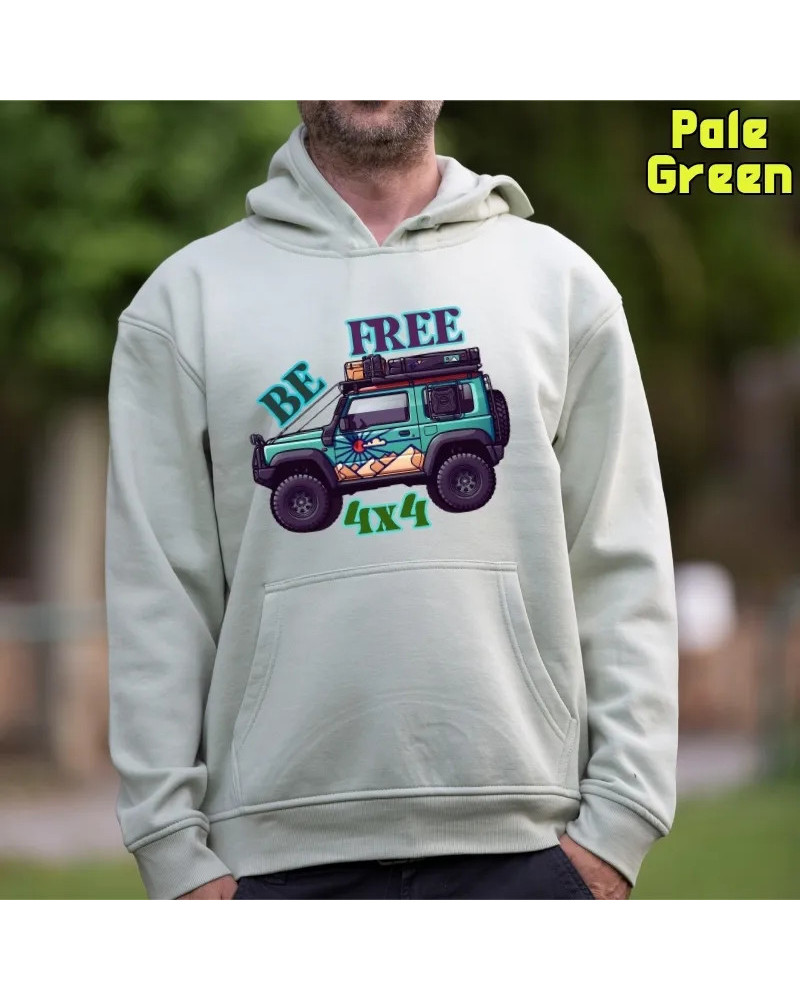 Sudadera Capucha Hombre - BE FREE 4X5