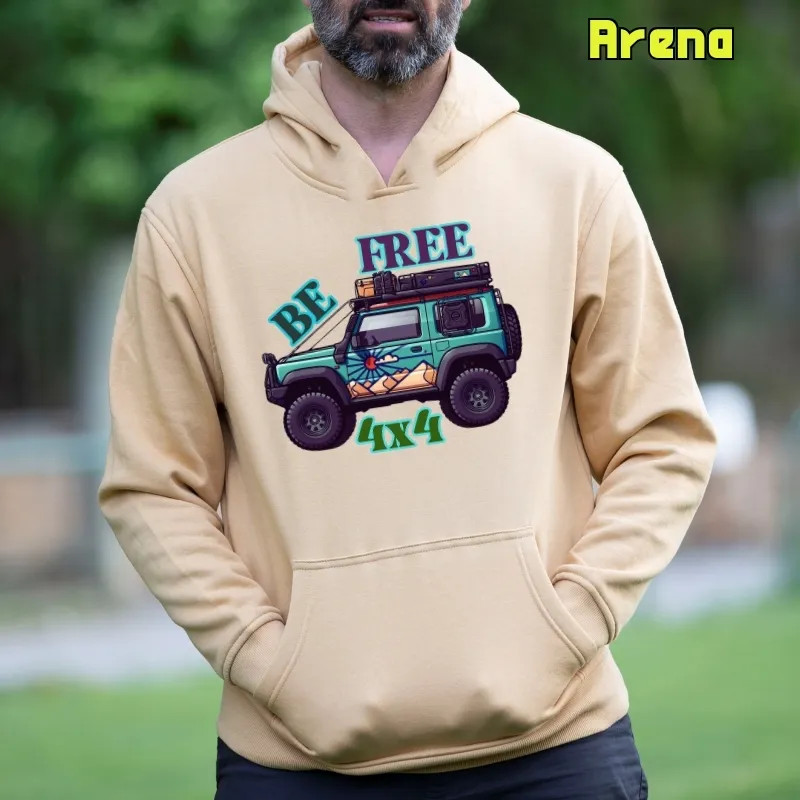 Sudadera Hombre Con Capucha - Be Free 4X4