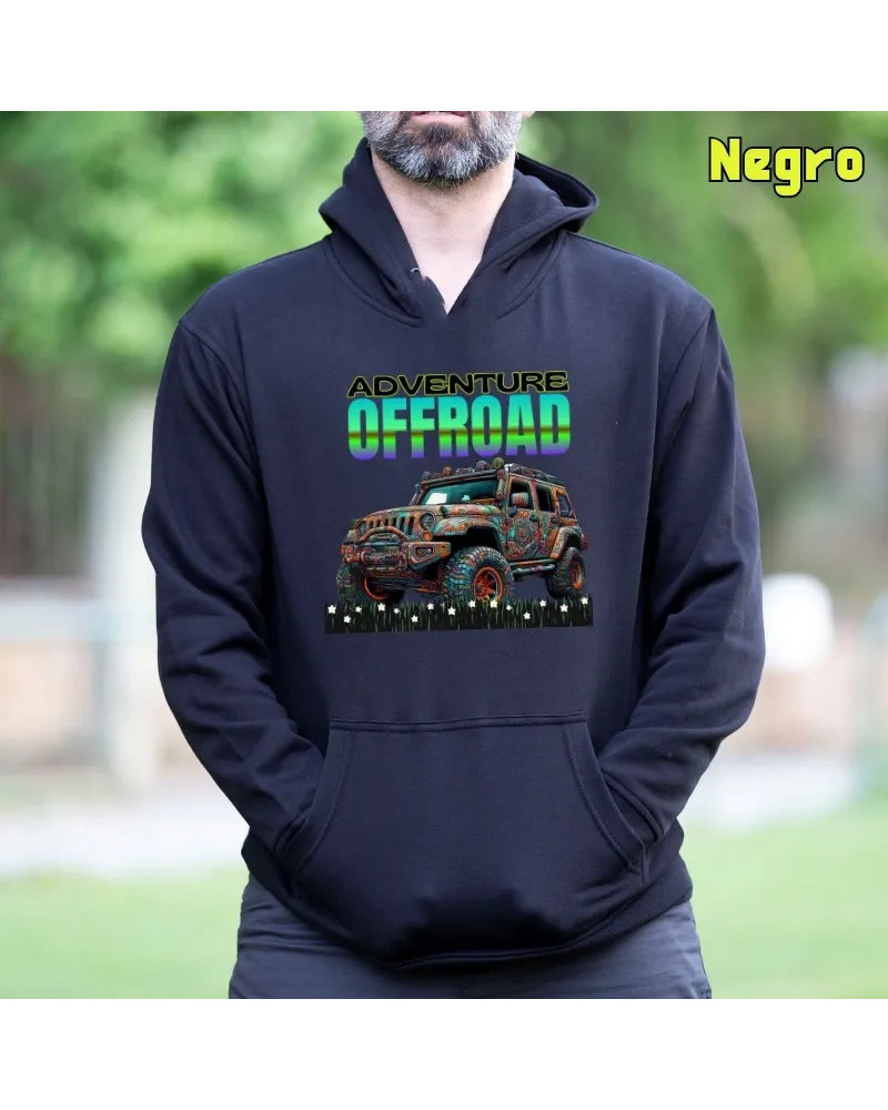Sudadera Capucha Hombre - AVENTURA OFFROAD