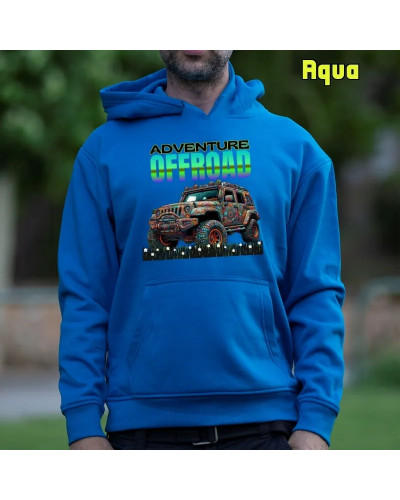 Sudadera Capucha Hombre - AVENTURA OFFROAD