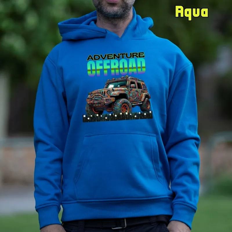Sudadera Hombre Con Capucha - Aventura Offroad