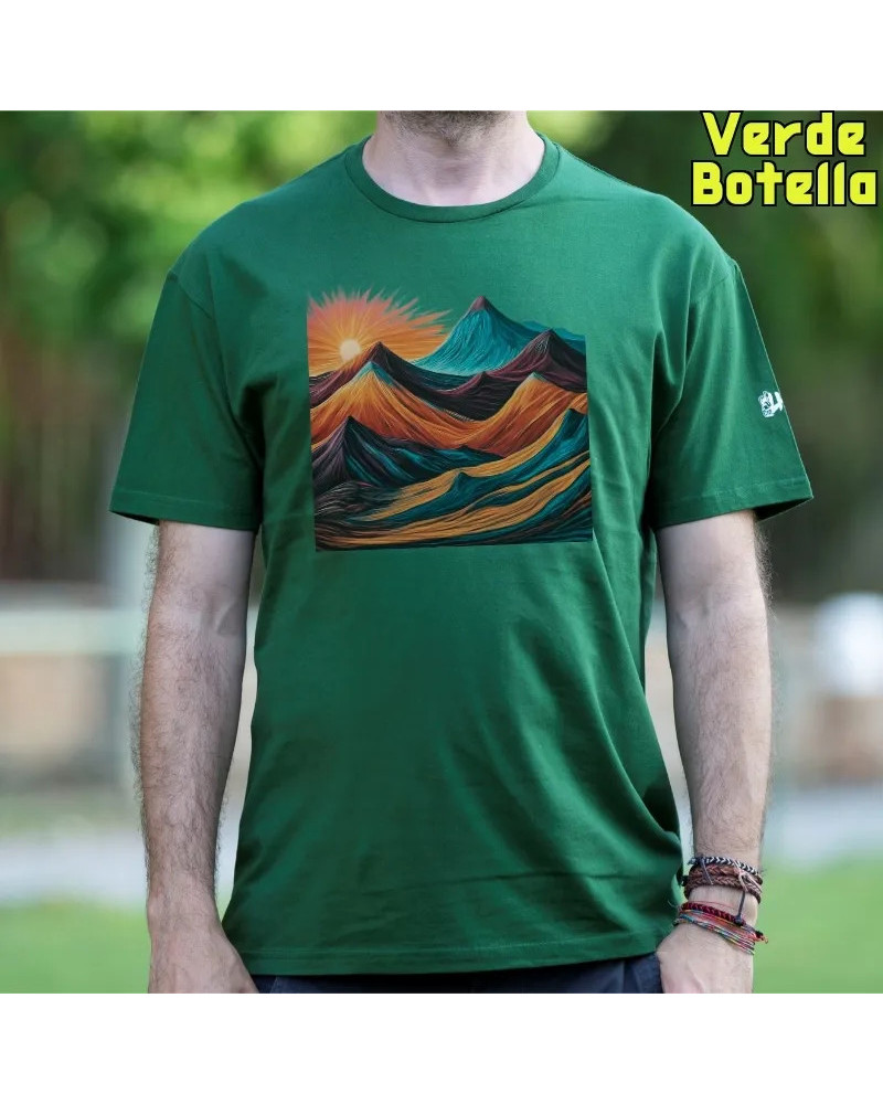 Camiseta Hombre Manga Corta - Montaña 7 Colores