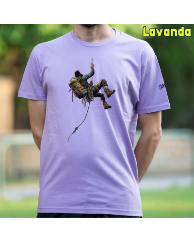 Camiseta Hombre Manga Corta - RAPELANDO