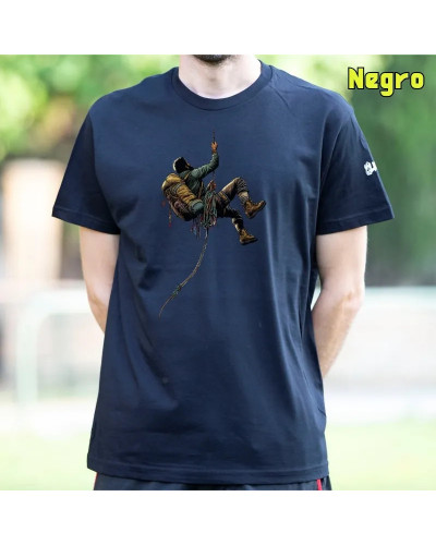 Camiseta Hombre Manga Corta - RAPELANDO