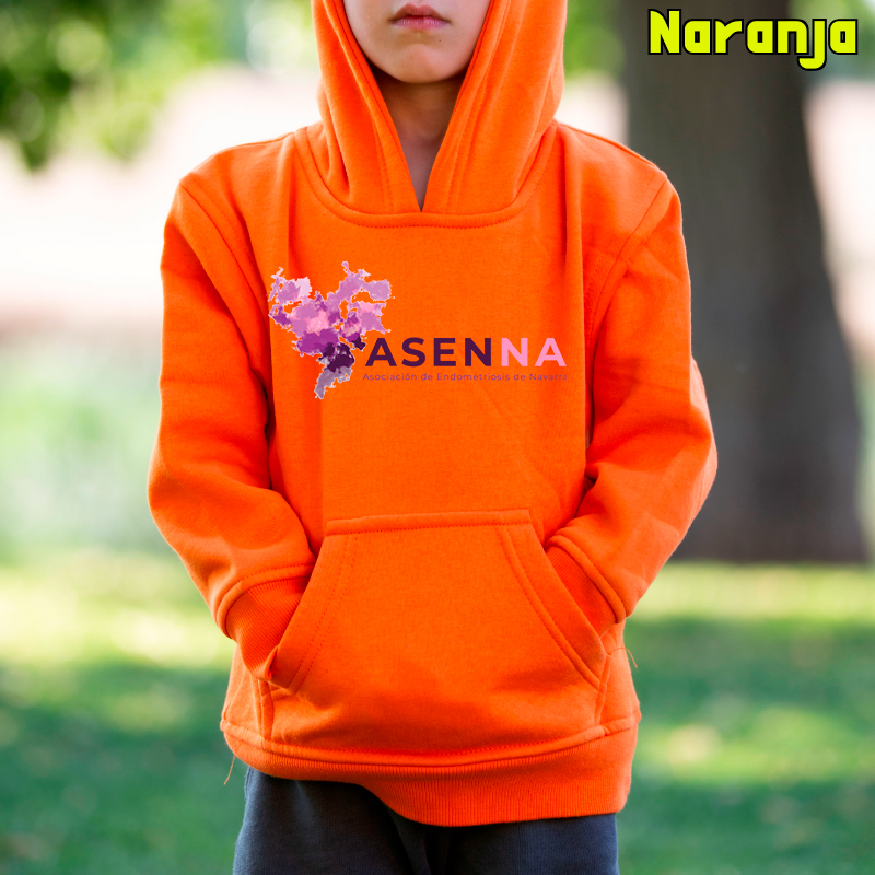 Sudadera Niño Con Capucha - Asenna Logo