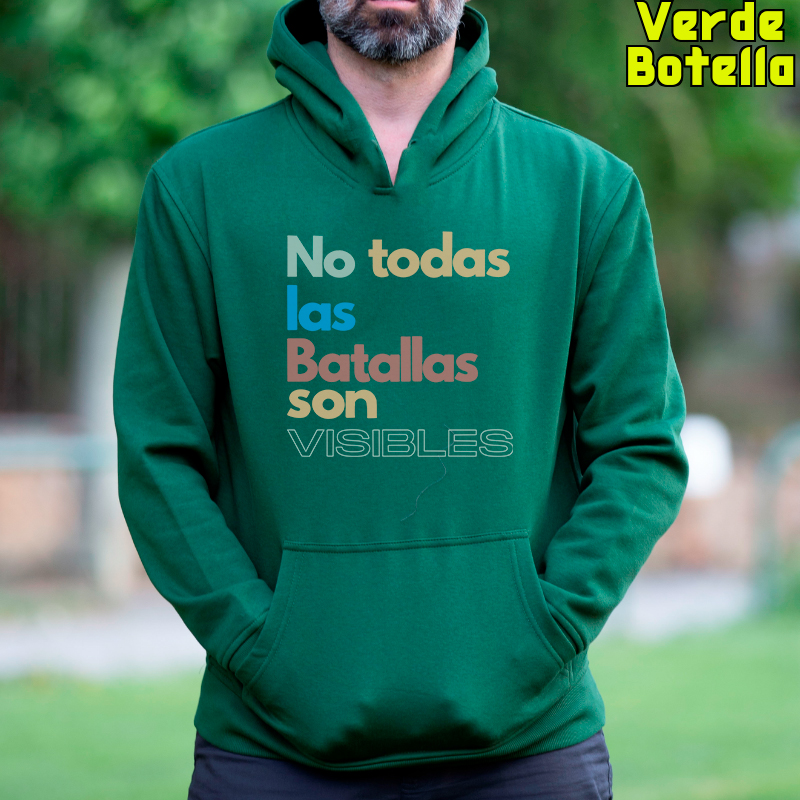 Sudadera Hombre Con Capucha  - Batalla