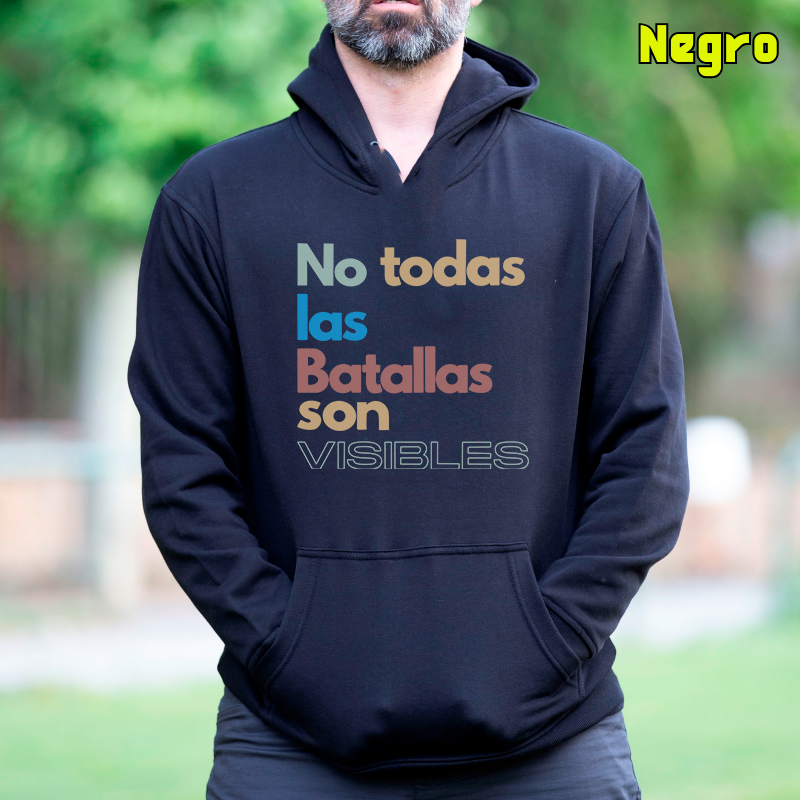 Sudadera Hombre Con Capucha  - Batalla