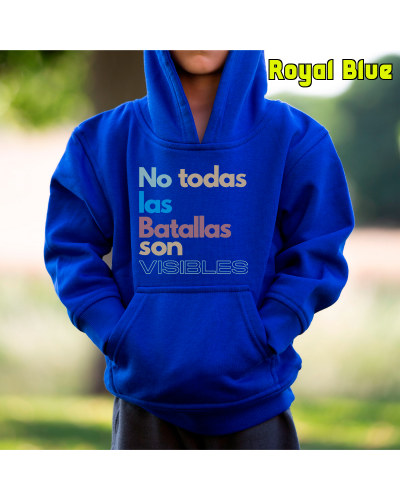 Sudadera niño con capucha BATALLA  La Kamiseta K Buskas