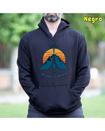 Sudadera Capucha Hombre - HIGWAY TO HEAVEN