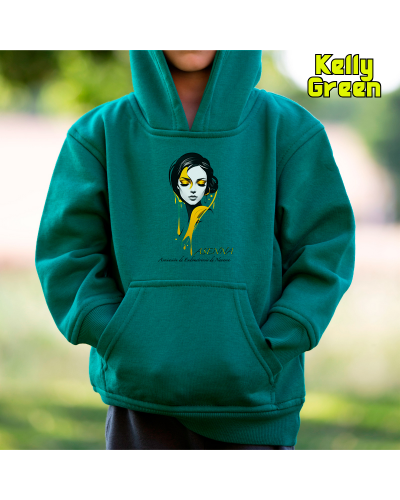 Sudadera niño con capucha CHICA ELEGANTE  La Kamiseta K Buskas