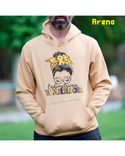Sudadera Capucha Hombre - ENDOMETRIOSIS WARRIORS