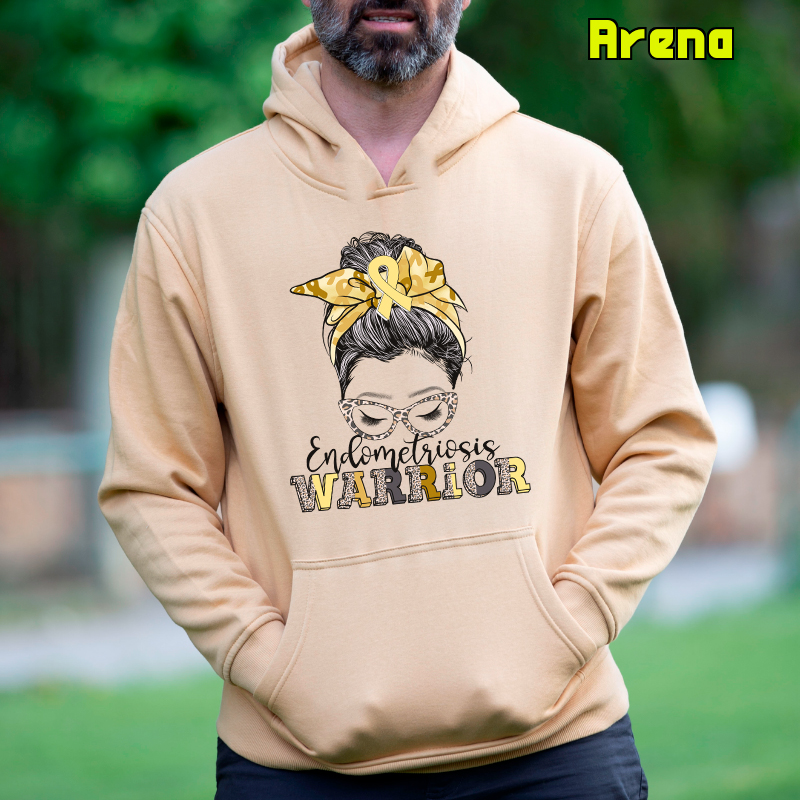 Sudadera Hombre Con Capucha - Endometriosis Warriors