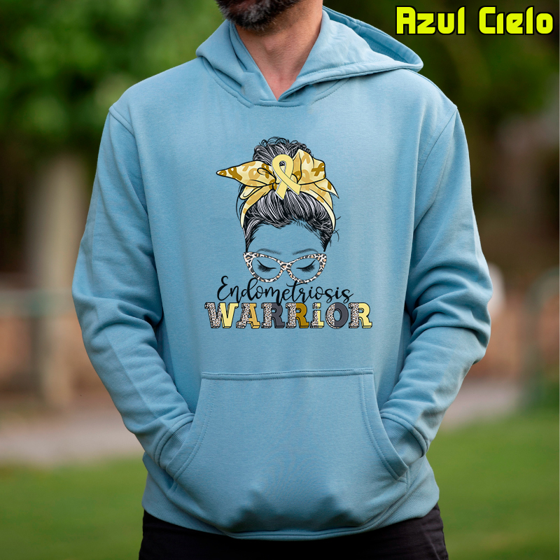 Sudadera Hombre Con Capucha - Endometriosis Warriors