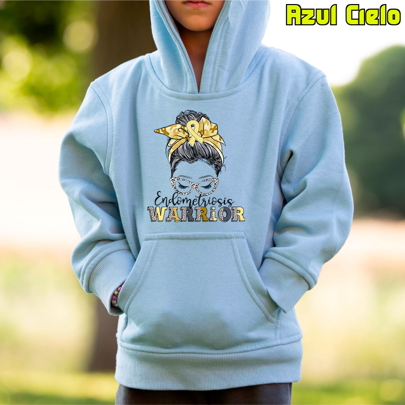 Sudadera Niño Con Capucha -Endometriosis Warriors