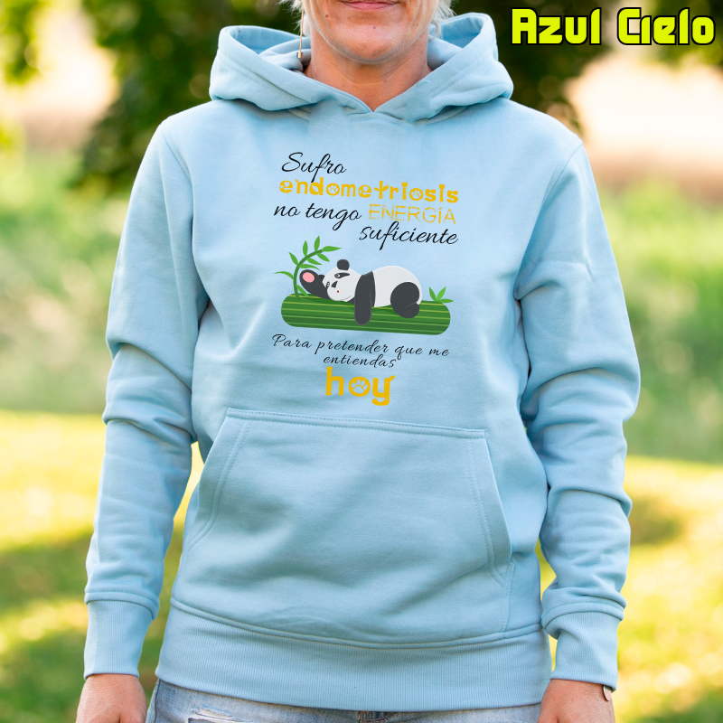 Sudadera Mujer Con Capucha - Panda