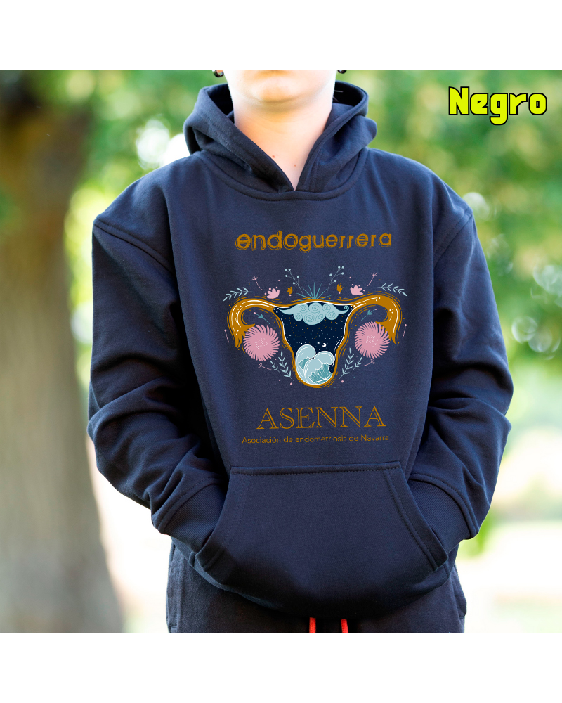 Sudadera niño con capucha ÃTERO  La Kamiseta K Buskas