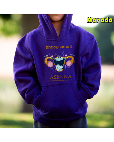 Sudadera niño con capucha ÃTERO  La Kamiseta K Buskas